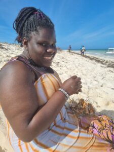 Sharifah In Kenya At The Beach